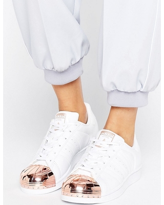 adidas superstar 80s metal toe rose gold